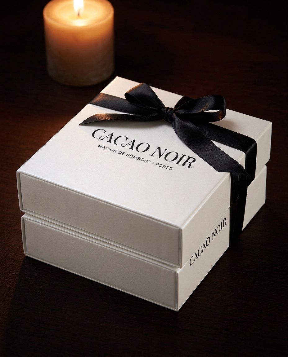 Caixa de bombons La Collection Noir da CACAO NOIR